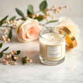 Hand-Poured Soy Candle — Gold Lid