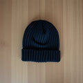 Merino Wool Beanie — Charcoal