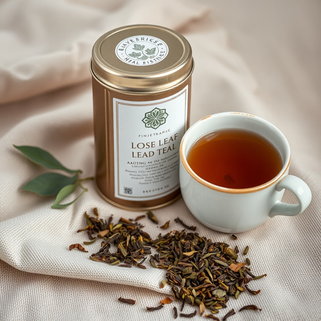 Organic Loose Leaf Tea Tin