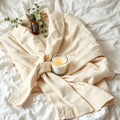 Linen Robe & Candle Gift Set