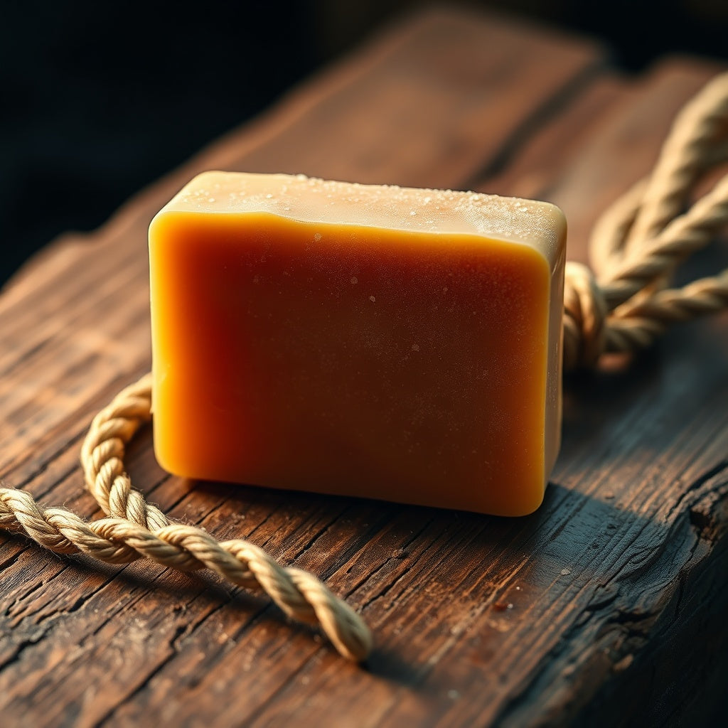 Whiskey-Scented Soap on a Rope
